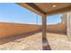 The spacious backyard with a patio area offers endless possibilities for outdoor enjoyment and relaxation at 10328 Apefly St, Las Vegas, NV 89141