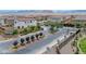 Street view of the homes located inside the gated community at 10590 Dryades Ave, Las Vegas, NV 89166