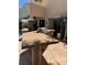Outdoor kitchen area with a built-in grill, ideal for summer cookouts and gatherings at 10601 Turquoise Valley Dr, Las Vegas, NV 89144
