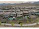 This new construction home in a Primary-planned community has a spacious backyard and is surrounded by mountain views at 180 Native Stone St, Las Vegas, NV 89138