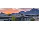 Beautiful sunset view of homes at 180 Native Stone St, Las Vegas, NV 89138