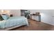 Bedroom with a comfortable bed, workspace, and natural light, perfect for relaxation or productivity at 2086 Angel Falls Dr, Henderson, NV 89074
