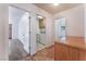 Hallway with access to bedrooms and laundry room at 2086 Angel Falls Dr, Henderson, NV 89074