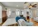 Bright living room featuring hardwood floors and recessed lighting offering great natural light at 2114 High Mesa Dr, Henderson, NV 89012