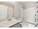 Bathroom featuring a shower-tub combination and a vanity at 2123 Sleepy Ct, Las Vegas, NV 89106