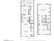 Detailed floorplan of a two-story home, showing room dimensions and layout at 2123 Sleepy Ct, Las Vegas, NV 89106