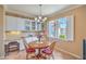 Dining area with storage and work area and an exterior view at 2319 Hardin Ridge Dr, Henderson, NV 89052