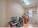Bright office featuring a classic rolltop desk, neutral walls, and tiled floor at 2319 Hardin Ridge Dr, Henderson, NV 89052