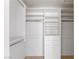 Well-organized walk-in closet with built-in shelving and ample storage space at 2913 Hawksdale Dr, Las Vegas, NV 89134