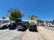A view of the home's exterior with on-site parking at 377 N 16Th St, Las Vegas, NV 89101