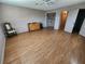 Spacious main bedroom with wood-look floors at 377 N 16Th St, Las Vegas, NV 89101