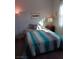Bright bedroom features fresh paint, a ceiling fan and natural light at 3862 E Summit Ave, Pahrump, NV 89061