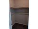 Empty walk-in closet with a single clothing rod at 3862 E Summit Ave, Pahrump, NV 89061