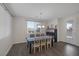 Bright dining room with modern decor and a view of the backyard at 4050 Midnight Crest Ave, North Las Vegas, NV 89031