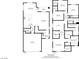 Detailed floor plan showcasing the layout of this two-story home with various rooms and dimensions at 4050 Midnight Crest Ave, North Las Vegas, NV 89031