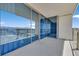 Spacious balcony with panoramic city views and modern glass railings at 4381 W Flamingo Rd # 1101, Las Vegas, NV 89103