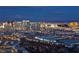 A dazzling night-time view of the vibrant city skyline at 4381 W Flamingo Rd # 1101, Las Vegas, NV 89103