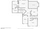 Detailed floor plan showcasing layout with multiple bedrooms, bathrooms, and closet space at 4607 El Camino Cabos Dr, Las Vegas, NV 89147