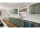 Kitchen sink and countertops with window to view yard at 4607 El Camino Cabos Dr, Las Vegas, NV 89147