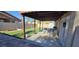 Beautiful backyard featuring artificial grass, patio and patio cover at 4690 E California Ave, Las Vegas, NV 89104