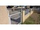 Metal gated access to home's front yard at 4690 E California Ave, Las Vegas, NV 89104