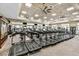 Well equipped fitness center featuring rows of modern treadmills and other exercise machines at 5068 Rivedro St, Las Vegas, NV 89135