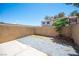 Enclosed backyard featuring concrete and brick at 5241 Janfred Ct # 18, Las Vegas, NV 89103
