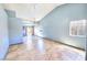 This living room has tile flooring, a ceiling fan, and a vaulted ceiling at 5536 Cleary Ct, Las Vegas, NV 89108