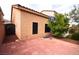 View of the backyard with a concrete patio and half-court basketball setup at 6339 Sharp Rock Ct, Las Vegas, NV 89139