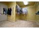 Spacious walk-in closet with installed rack and shelving at 6339 Sharp Rock Ct, Las Vegas, NV 89139