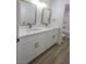Bathroom featuring a double sink vanity with modern fixtures at 6842 Greengrove Dr, Las Vegas, NV 89103