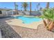 A refreshing backyard pool, perfect for relaxing and entertaining in the sun at 6842 Greengrove Dr, Las Vegas, NV 89103