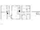 An overview of the floorplan showcasing the layout of all the rooms and spaces in the house at 7791 Misty Oaks Ave, Las Vegas, NV 89113