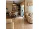 Charming dining area with tile flooring, ceiling fan, and sliding door leading to outdoor space at 7950 W Flamingo Rd # 2074, Las Vegas, NV 89147