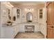 Spacious bathroom features a large vanity area with marble countertops and plenty of storage at 1182 Thomas Bay Cir, Logandale, NV 89021
