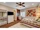 Comfortable bedroom featuring hardwood floors, and great natural light at 1182 Thomas Bay Cir, Logandale, NV 89021