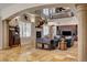 Comfortable living room with fireplace and decor at 1182 Thomas Bay Cir, Logandale, NV 89021