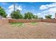 Large backyard features low maintenance gravel at 125 Sharp Edge Ave, North Las Vegas, NV 89031