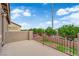 Spacious balcony featuring wrought iron railing and a view of the neighborhood at 125 Sharp Edge Ave, North Las Vegas, NV 89031
