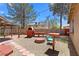 This backyard is perfect for entertaining and relaxing, with a barbecue area and brick accents at 1520 Della Ct, Boulder City, NV 89005