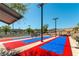 Well-maintained bocce ball courts and seating area, perfect for outdoor community activities at 2185 High Mesa Dr, Henderson, NV 89012