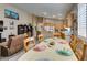 Bright dining area with convenient access to the kitchen and comfortable seating arrangement at 2543 Farmington Ave, Las Vegas, NV 89120