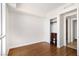 Bedroom with hardwood floors and a closet at 2777 Paradise Rd # 2605, Las Vegas, NV 89109