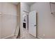 Walk-in closet featuring carpet floors and metal shelving at 2902 Ventana Ridge Ave, Henderson, NV 89044