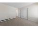 Comfortable carpeted bedroom with a large closet and neutral paint at 317 E Van Wagenen St, Henderson, NV 89015