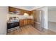 Efficient kitchen with stainless steel appliances and ample cabinet space at 317 E Van Wagenen St, Henderson, NV 89015
