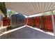 Spacious covered patio with a storage shed and ample room for outdoor activities at 317 E Van Wagenen St, Henderson, NV 89015