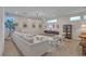 Inviting living space with stylish sofa, modern lighting, and curated decor at 3206 Fountaintree Ave, Henderson, NV 89044