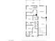 Detailed floor plan showcases the layout of a multi-story home with labeled rooms and dimensions at 390 Coastal Redwood St, Las Vegas, NV 89138