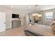 Stylish main bedroom features recessed lighting, sleek design, and bright interiors at 390 Coastal Redwood St, Las Vegas, NV 89138